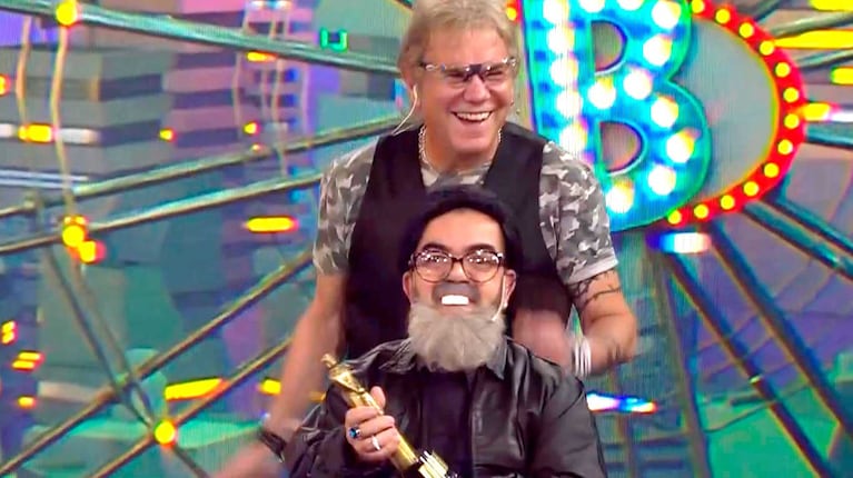 Beto Casella con Leo Raff en Bendita (Foto: captura El Nueve)