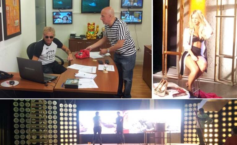 Beto Casella palpita la novena temporada de Bendita, con escenografía nueva. (Foto: Prensa Canal 9)