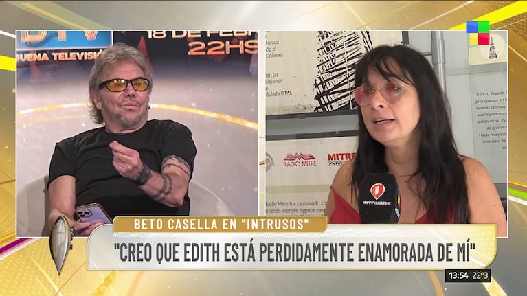 Beto Casella sobre Edith Hermida.