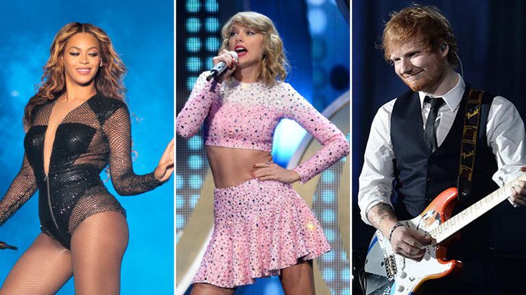 Beyoncé, Taylor Swift y Ed Sheeran, los más nominados en los MTV Video Music Awards 2015. (Foto: Web)