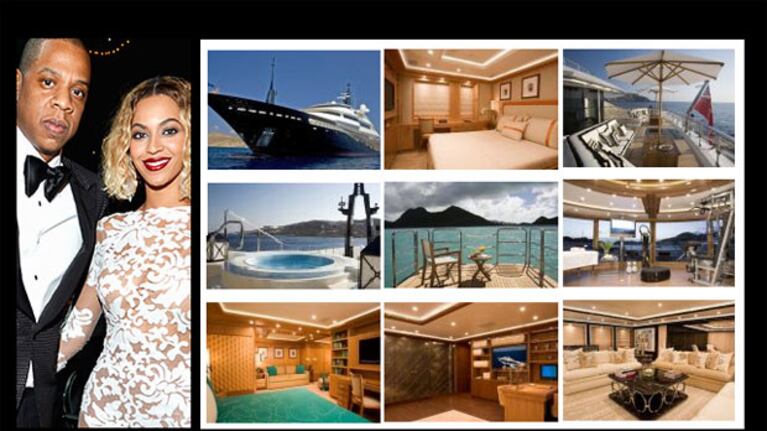 Beyoncé y Jay-Z se dieron un gustito y alquilaron un yate de 1 millón de dólares. (Foto: Web/HhMmSs)
