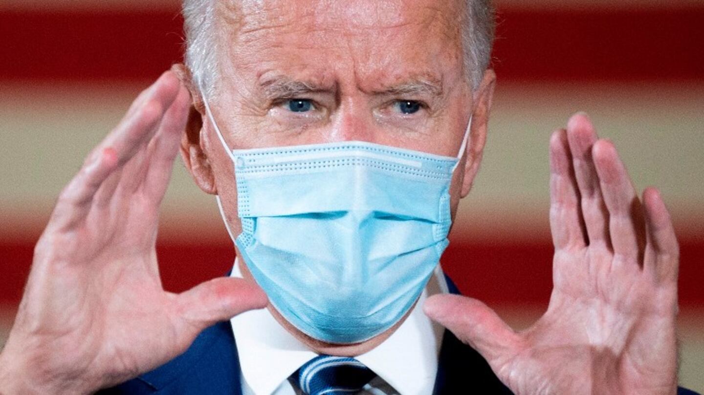 Biden anuncia equipo científico para enfrentar al coronavirus. Foto: AFP.