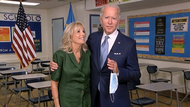 Biden, oficialmente nominado como candidato demócrata para enfrentar a Trump en las elecciones. Foto: AP.