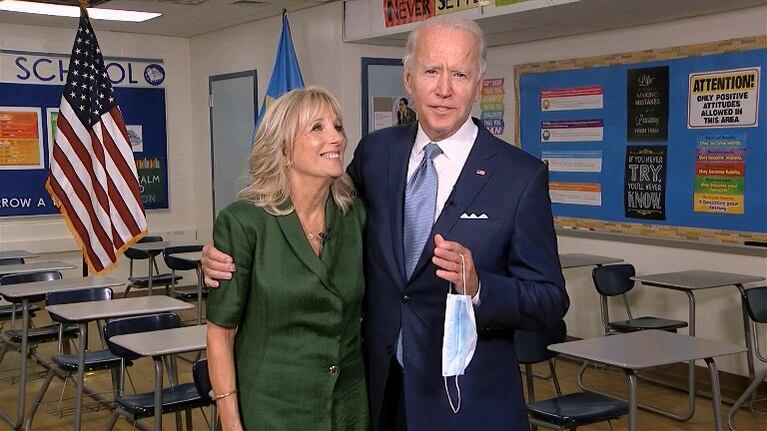 Biden, oficialmente nominado como candidato demócrata para enfrentar a Trump en las elecciones. Foto: AP.
