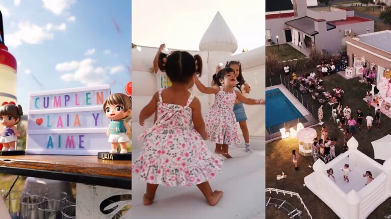 “Bienvenidos a Gemelandia”: el cumpleaños mágico de las hijas de Thiago Medina y Daniela Celis. Crédito: Instagram