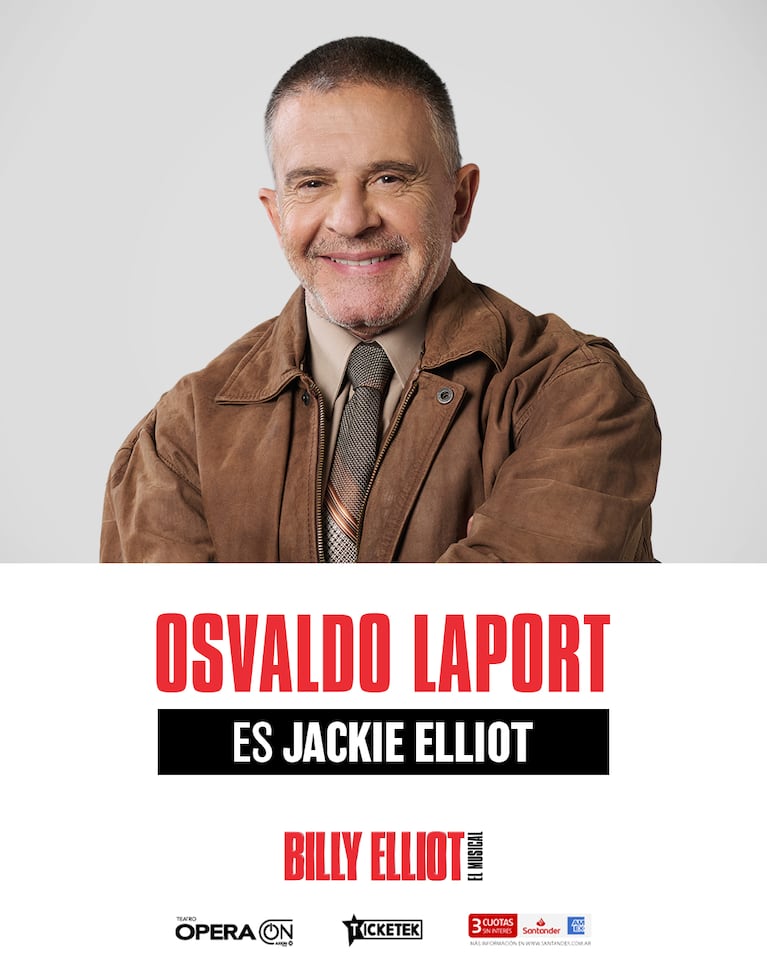 Billy Elliot, el musical llega al Teatro Ópera: Osvaldo Laport y Graciela Pal encabezan el elenco
