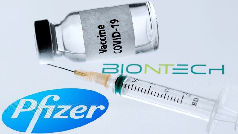 Biontech: la vacuna podría ser entregada "en pocas horas" tras su aprobación. Foto: AFP.