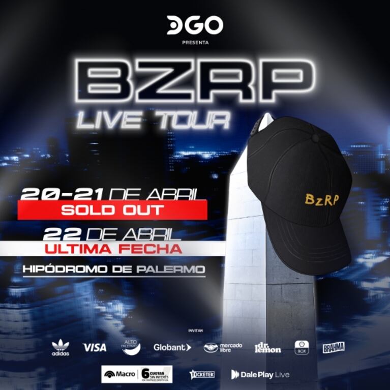 Bizarrap agota su segundo Hipódromo y anuncia una última fecha