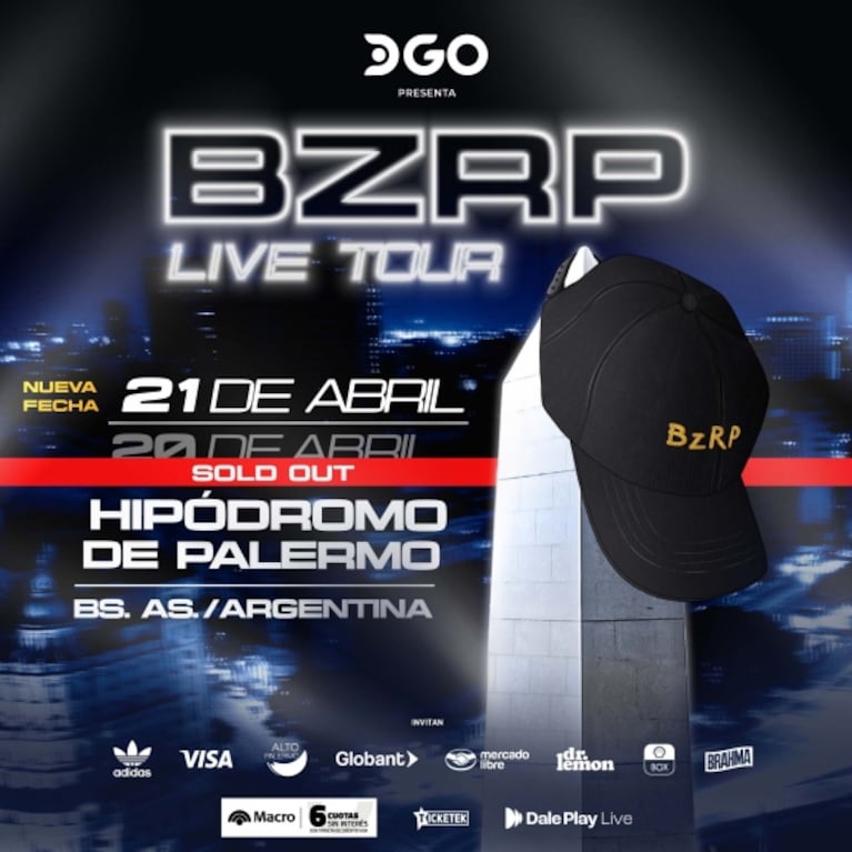 Bizarrap agotó en minutos su primer show en Buenos Aires y sumó una nueva fecha