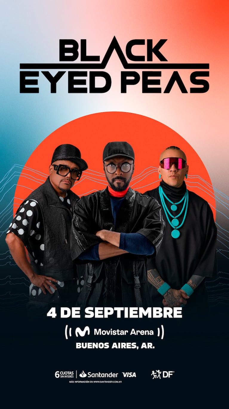 Black Eyed Peas en Argentina: cuándo toca en el Movistar Arena y cómo comprar las entradas