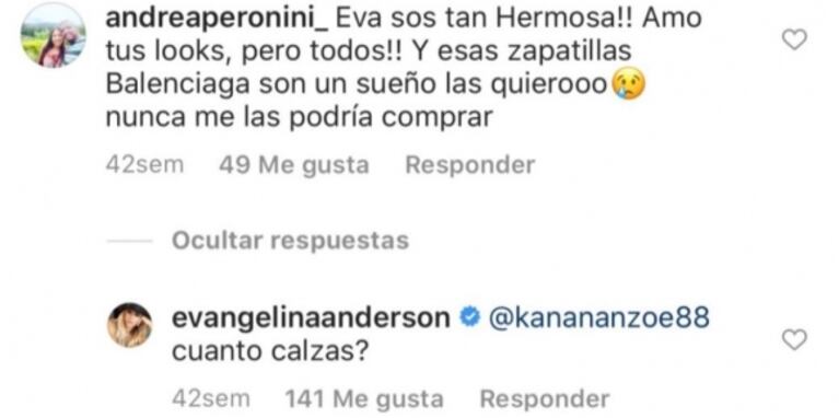 Bochornosa acusación de un tuitero contra Evangelina Anderson que se hizo viral: ¿usó una cuenta falsa para fingir que ayudaba en plena pandemia?