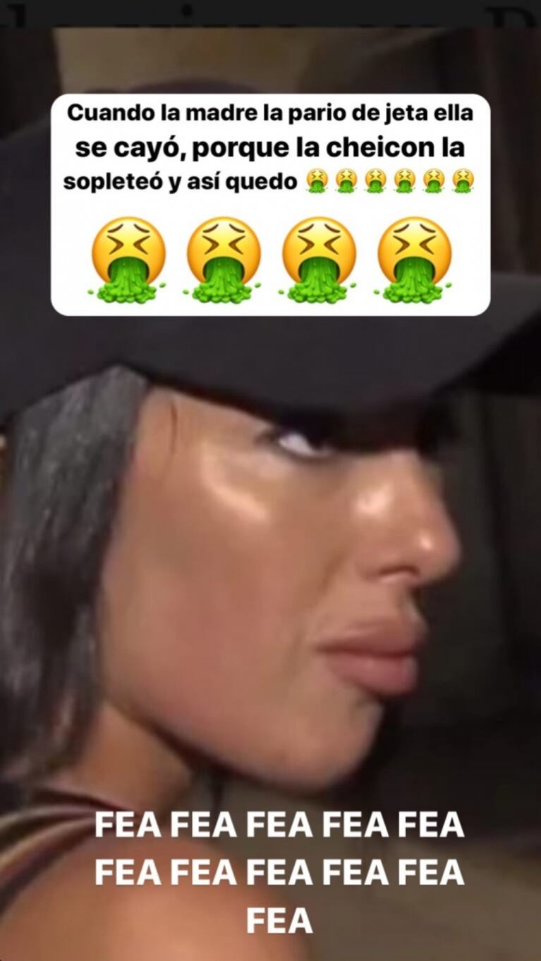Bochornosos posteos de Mariana Nannis contra Claudio Caniggia y su novia, en su nueva cuenta de Instagram
