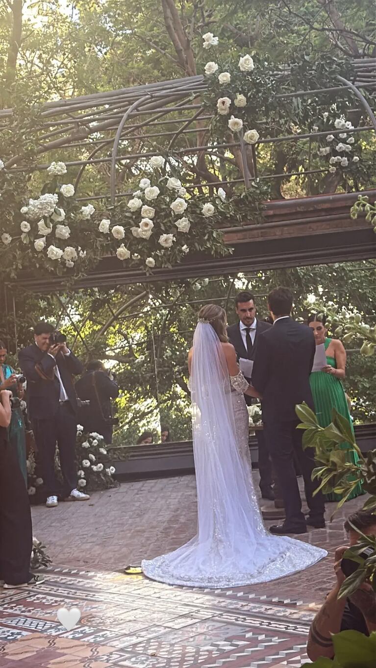 Boda Stephanie Demner y Guido Pella. Foto: Instagram.