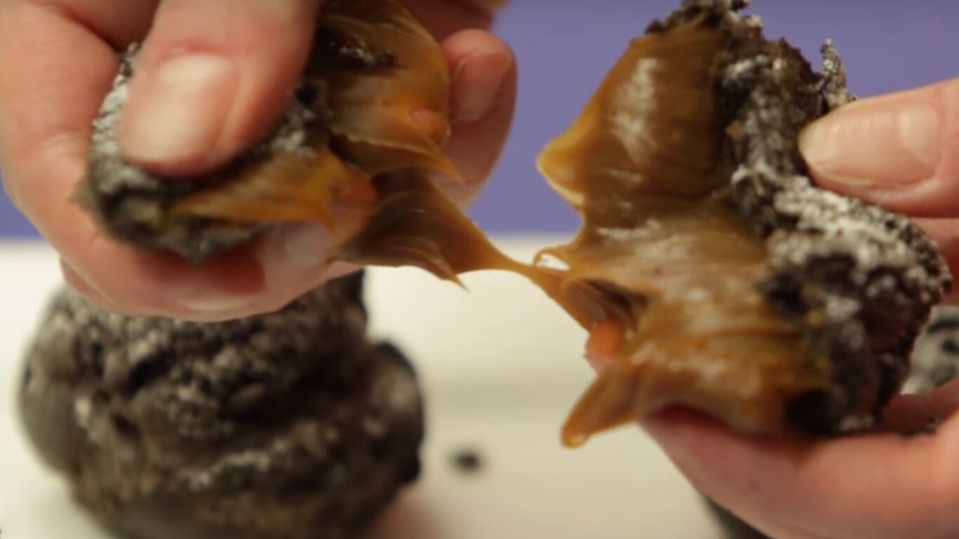 bombas, chocolate, dulce de leche