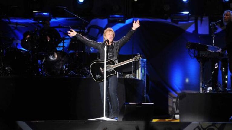 Bon Jovi en el estadio de Vélez Sarsfield. (Foto: Clarín.com)