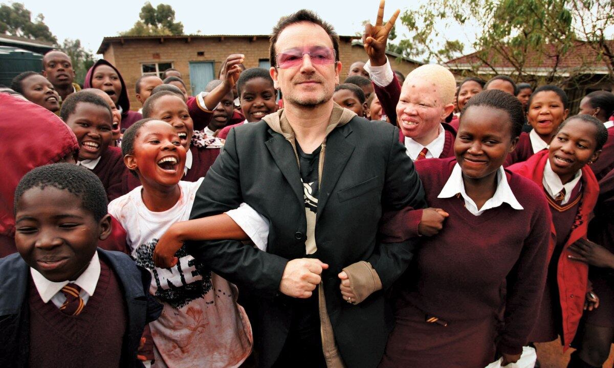 Bono y su labor humanitaria: desde 2002 ha luchado contra una de las peores pandemias de la historia