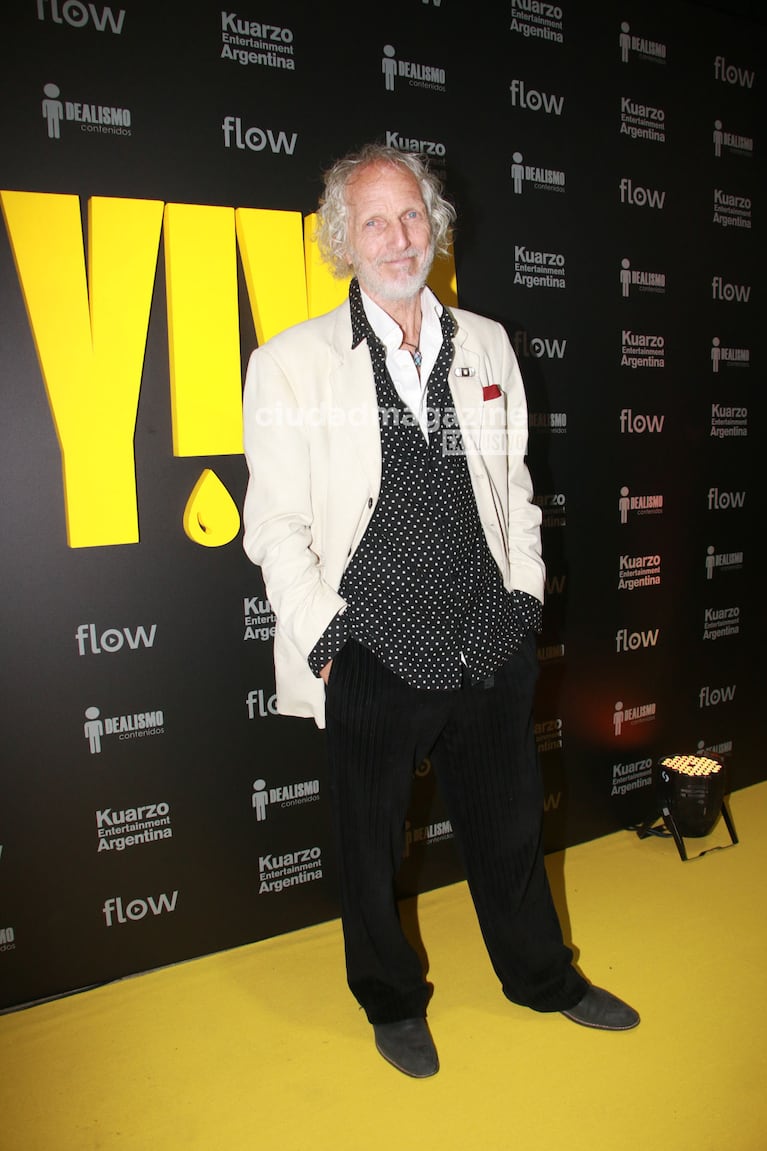 Boy Olmi en el estreno de la serie de Yiya Murano (Foto: Movilpress).