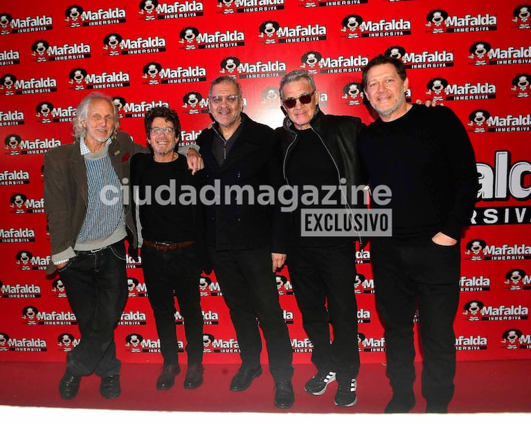 Boy Olmi, Peto Menahem, César Bordón, Jean Pierre Noher y Marcos Gorbán (Foto: Movilpress)