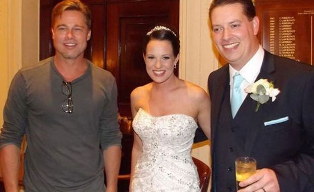 Brad Pitt se “autoinvitó” a una boda para sorprender a los novios. (Foto: Web)