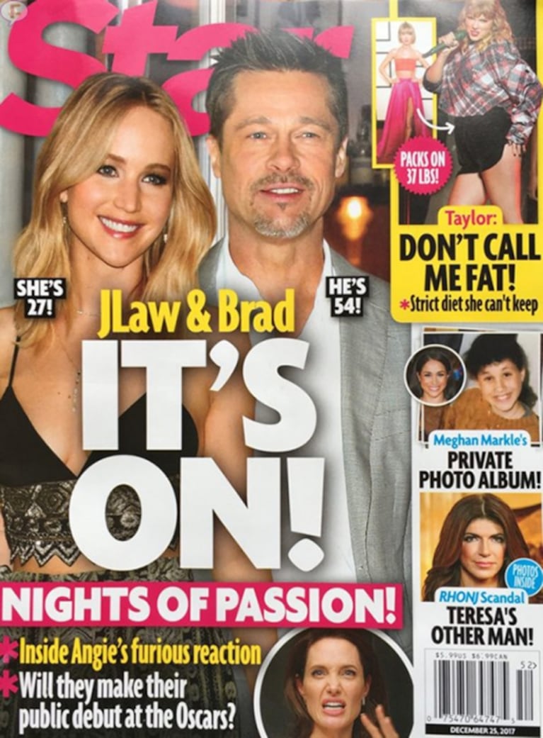 Brad Pitt y Jennifer Lawrence, ¿protagonistas del romance del momento? 