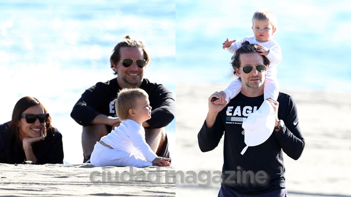 Bradley Cooper, Irina Shayk y su hijita Lea disfrutaron de un día de playa: ¡las fotos de la familia más hermosa de...