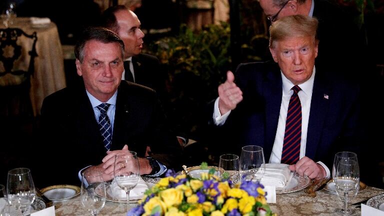 Brasil: Bolsonaro se reunió con un representante de Trump. Foto: Reuter.