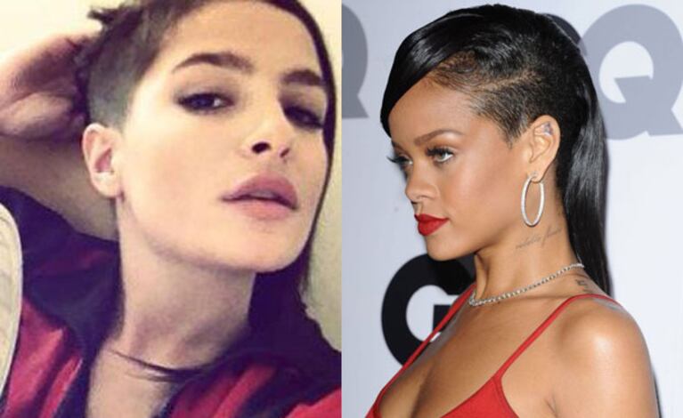 Brenda Asnicar y Rihanna, pioneras (Fotos: Twitter y Web). 