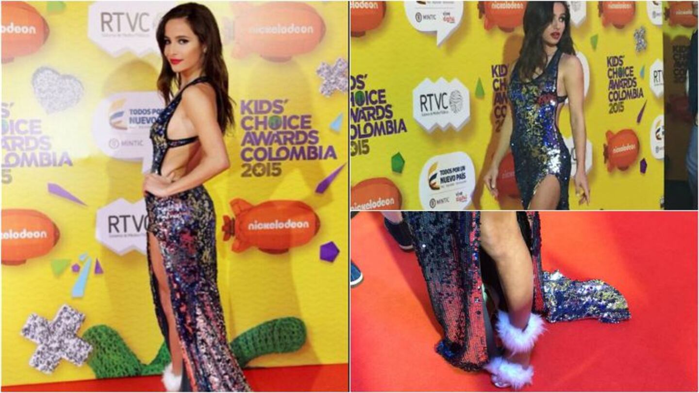 Brenda Asnicar y su sexy look en los Kids Choice Awards: súper espalda y simpáticas sandalias