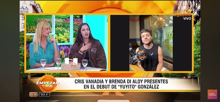 Brenda Di Aloy y Cris Vanadia hablaron sobre Coti Romero en Empezar el Día.