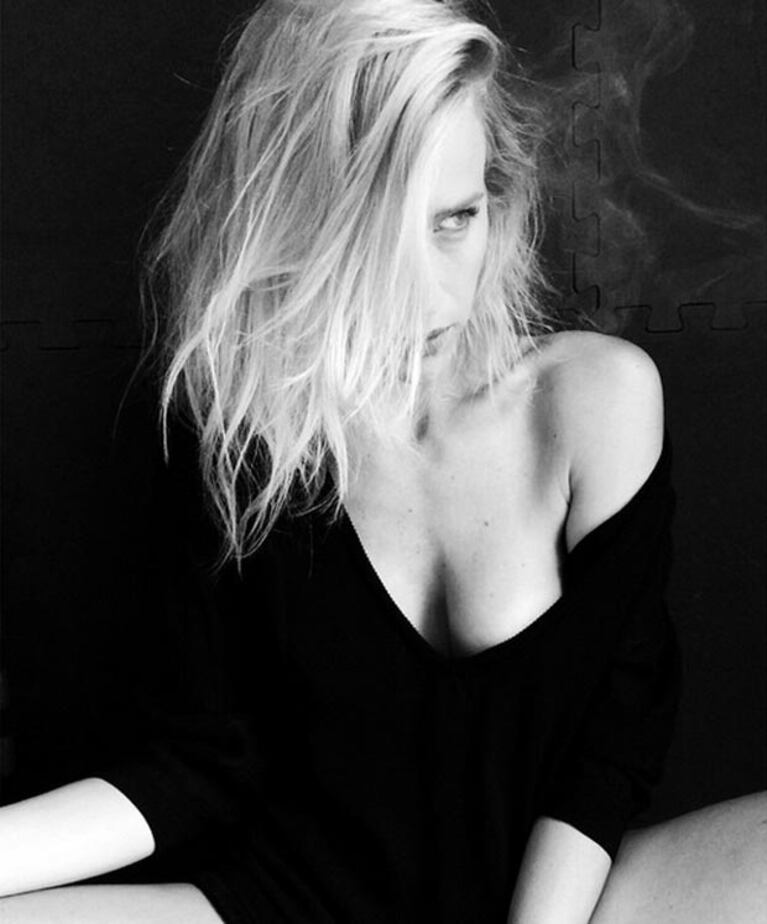 Brenda Gandini, diosa en blanco y negro. (Foto: Instagram)