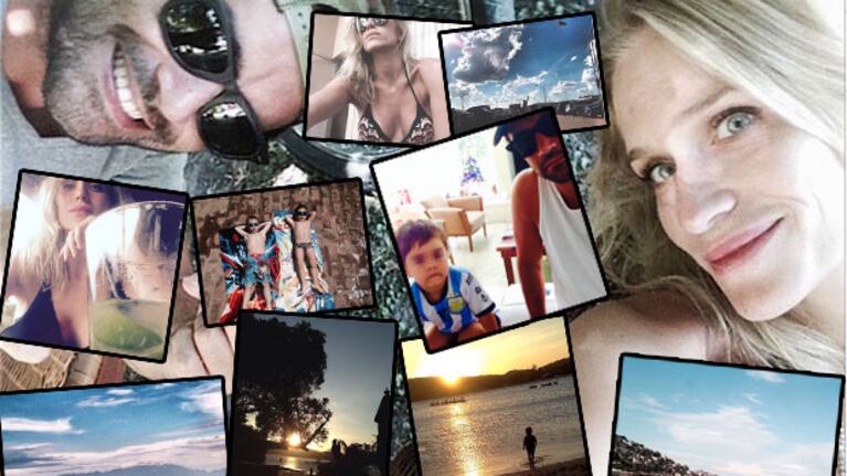 Brenda Gandini y Gonzalo Heredia: las postales de sus vacaciones familiares en Brasil. (Foto: Instagram)