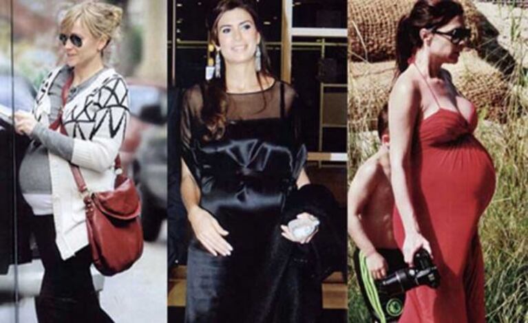 Brenda, Juliana y Victoria, mamás famosas y cool (Foto: revista ¡Hola! Argentina)