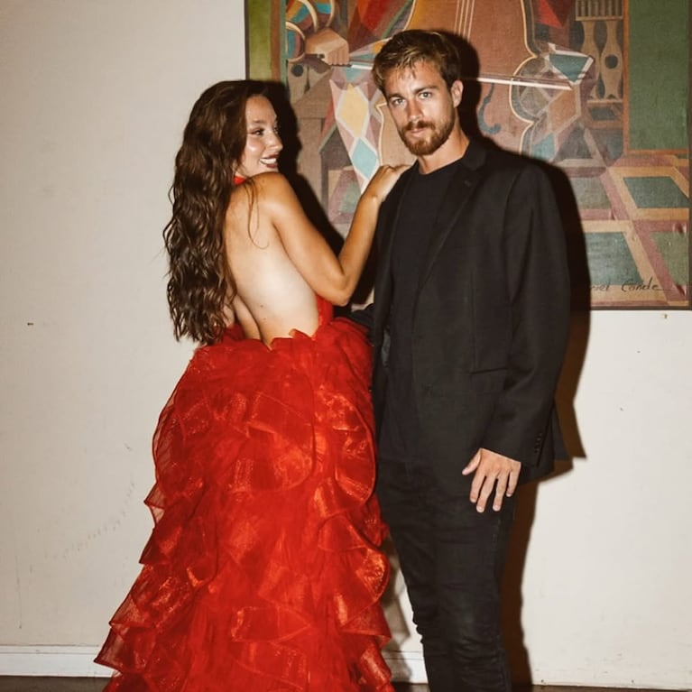 Brenda y Stefano Di Aloy. (Foto: @yuyitogonzalezok)