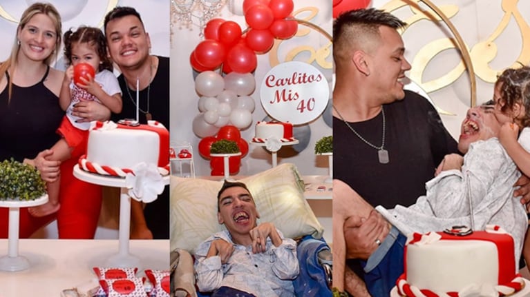 Brian Lanzelotta celebró con emoción los 40 años de su hermano.