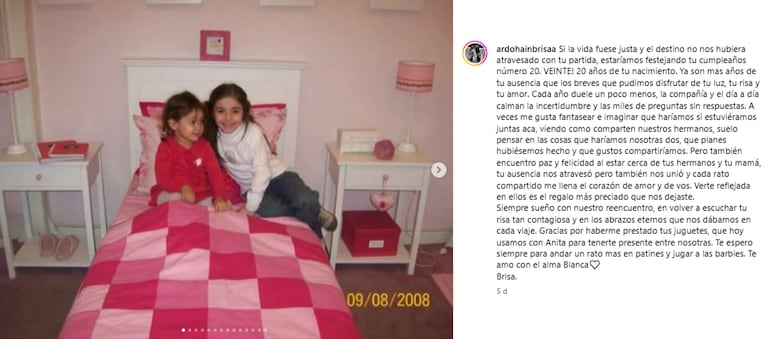 Brisa Ardohain celebró sus 24 años