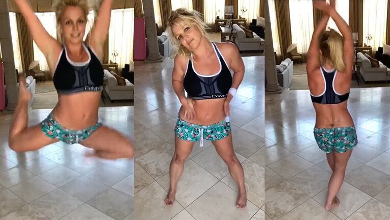 Britney bailó como loca al ritmo de Otis Redding.