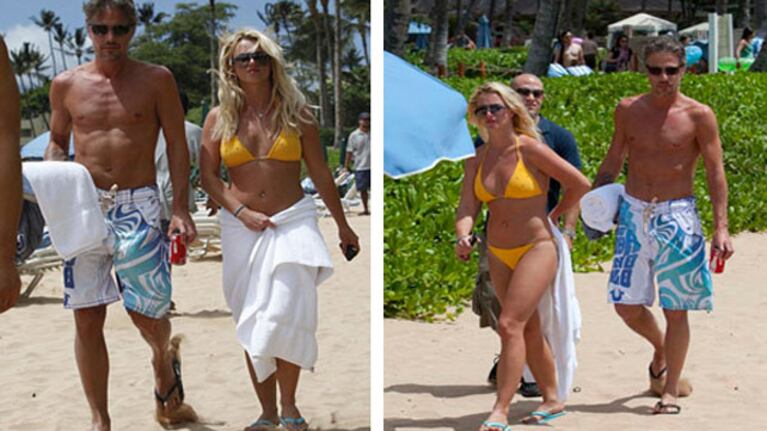 Britney Spears aparece en bikini pero se tapa la cola