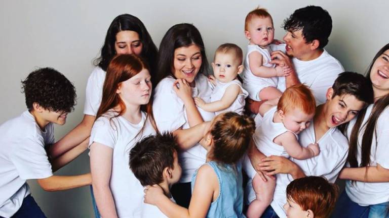 Britni, la mujer que a sus 31 años tiene once hijos y quiere llegar a quince