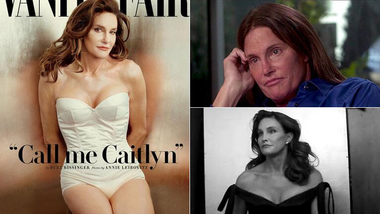 Bruce Jenner y su primera portada como Caitlyn (Fotos: Vanity Fair).