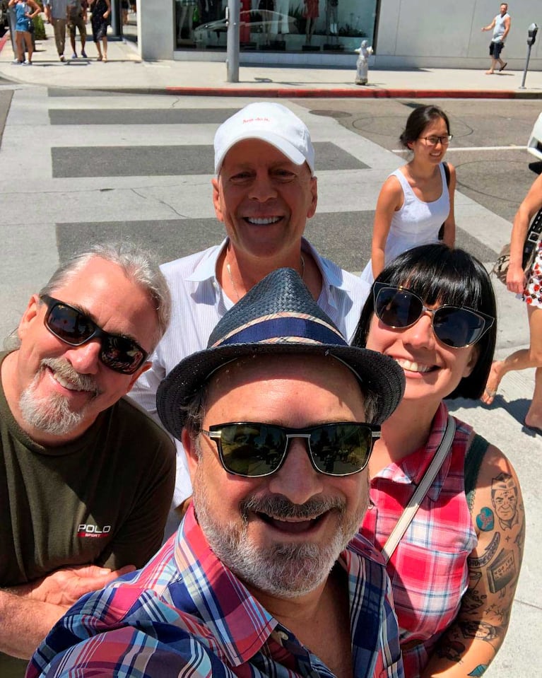Bruce Willis y Kevin Pollack (Foto: Instagram @kevinpollack123)