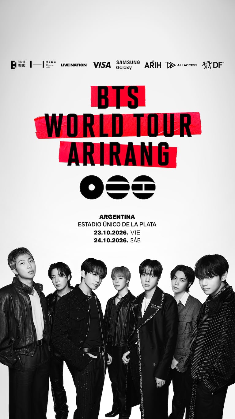 BTS en Argentina 2026: mapa y precios de las entradas