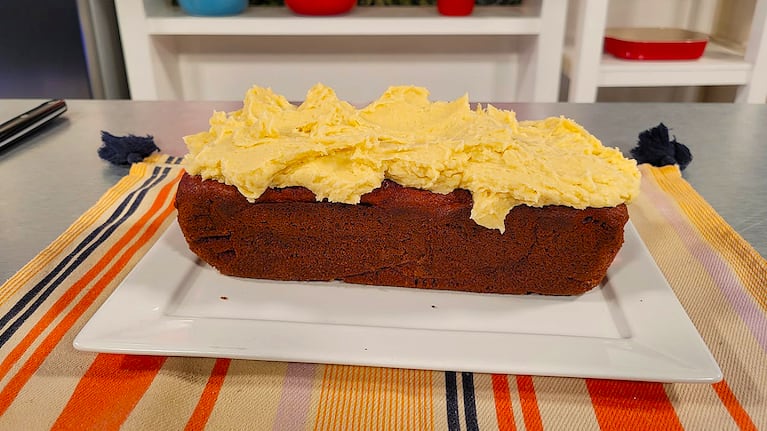 Budín Red Velvet, una receta clásica de la pastelería. Foto: Cucinare TV