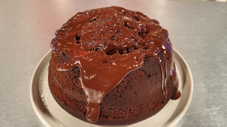 Budín volcán de chocolate: un postre irresistible