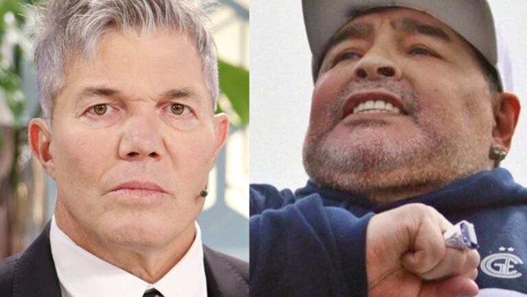 Burlando se refirió con cariño a Diego pese a sus diferencias.