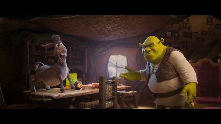 Burro y Shrek en el trailer de Shrek 5.