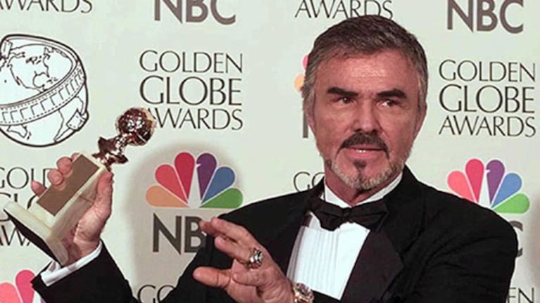 Burt Reynolds, en bancarrota, vende su Globo de Oro (Foto: Web).