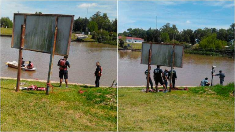 Buscan a un joven de 17 años que se arrojó a un arroyo en un barrio privado de Tigre
