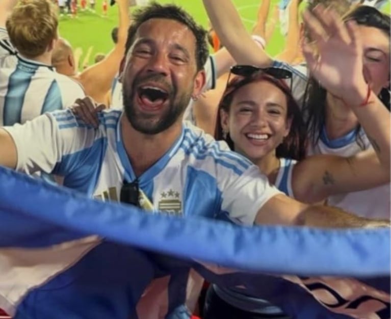 Cachete Sierra y Mar Cosca en el Mundial 2026 (Foto: Paparazzi).