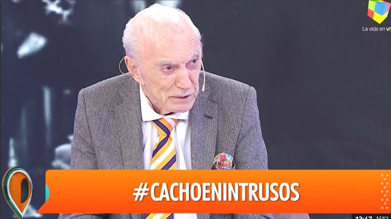 Cacho Fontana fue internado de urgencia tras sufrir un fuerte golpe en la vía pública (Foto: Captura)