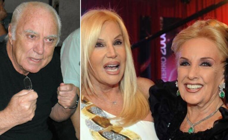 Cacho Fontana, Susana Giménez y Mirtha Legrand, tres referentes, cada uno con su estilo. (Fotos: Web)